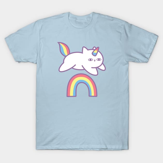 Poker Face Caticorn T-Shirt by rarpoint